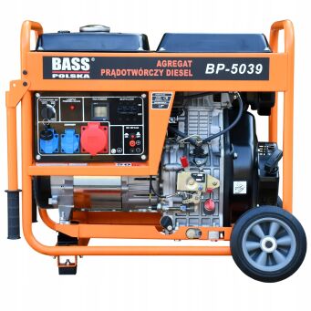 Agregat prądotwórczy generator prądu diesel 6,5kw 230/400v