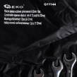 Zestaw 12 kluczy płasko-oczkowych 6-32mm polerowanych firmy Geko
