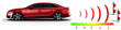 Zestaw czujników parkowania + monitor wyświetlacz ekran lcd czujniki parkowania cofania na tył - czujnik - 4x sensor - buzzer firmy LAGO