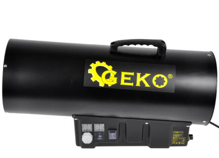 Nagrzewnica gazowa 20kW 500m3/h z reduktorem i termostatem dmuchawa gazowa wyposażona reduktor i termostat firmy Geko