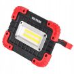 Akumulatorowa lampa halogenowa 20w led cob powerbank usb firmy BASS POLSKA BP-5907 5907