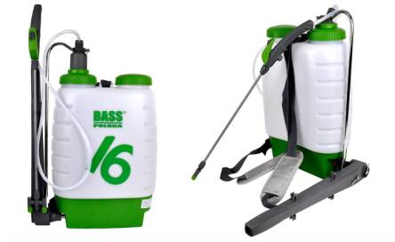 Ręczny opryskiwacz ciśnieniowy 16l rozpylacz ogrodowy plecakowy firmy Bass Polska