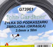 Żyłka zbrojona okrągła do kosy spalinowej - podkaszarki 2,4mm x 15m firmy John Gardener