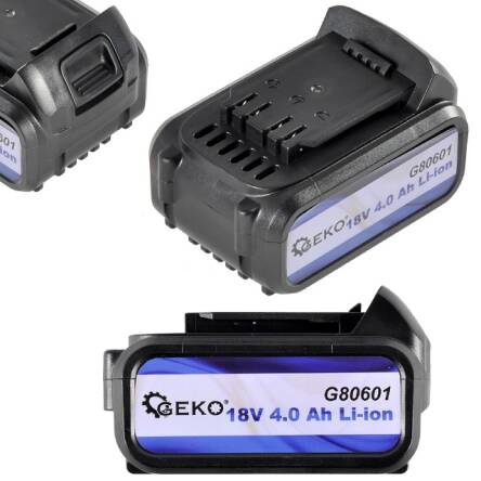 Bateria akumulatorowa 18V 4.0Ah Li-ion akumulator do narzędzi bezprzewodowych firmy GEKO Z SERII OnePower