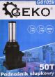 Podnośnik hydrauliczny butelkowy słupkowy 50t geko firmy GEKO G01059