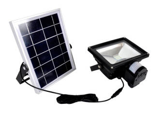 Lampa solarna led halogen 20W panel 5W fotokomórka